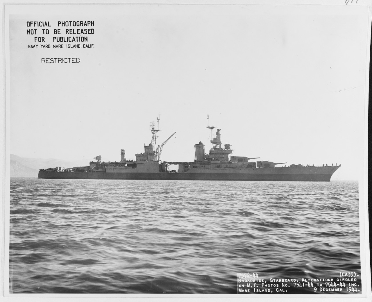 Photo #: 19-N-76902  USS Indianapolis (CA-35)