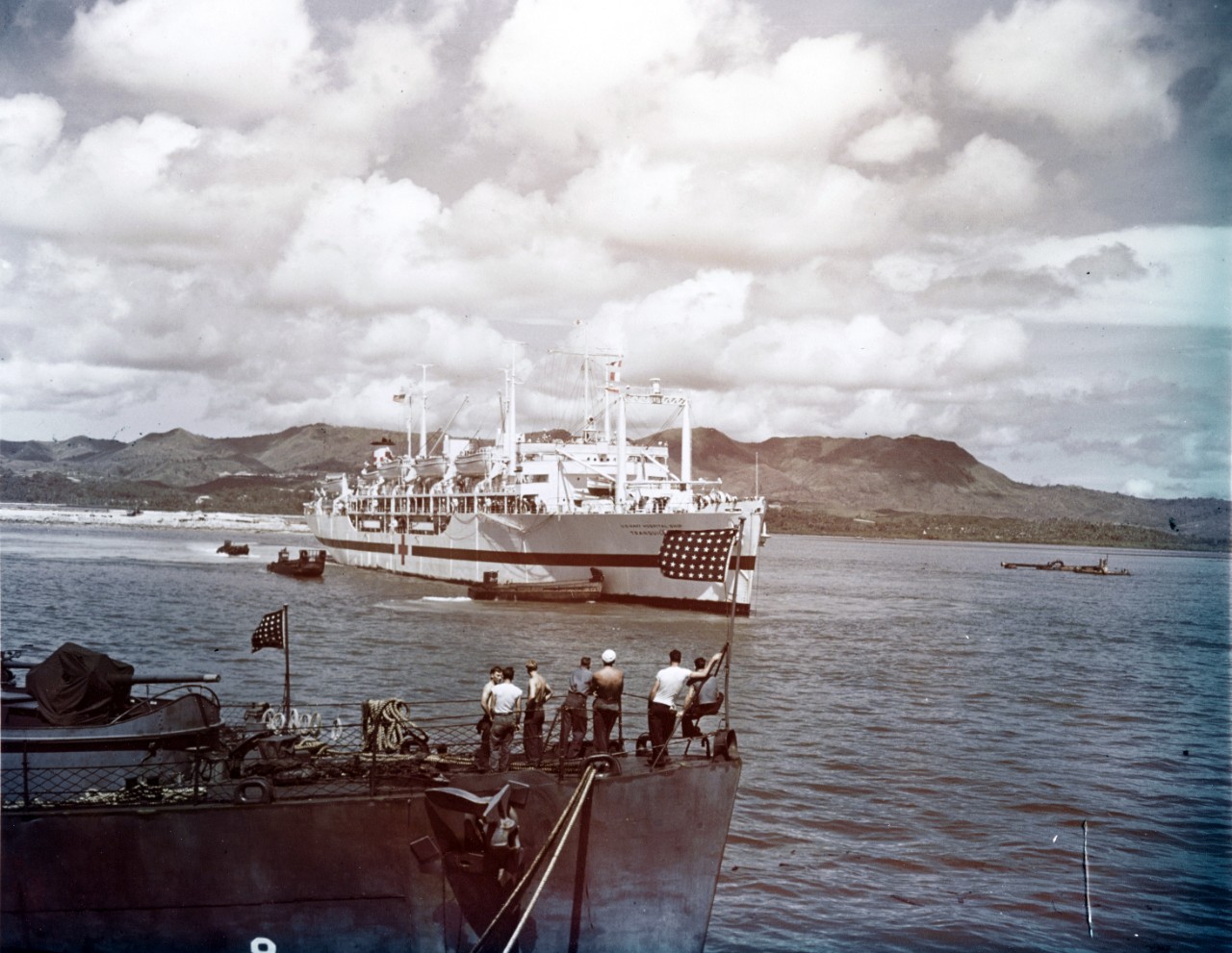 Photo #: 80-G-K-5987 (Color)  Loss of USS Indianapolis, July 1945