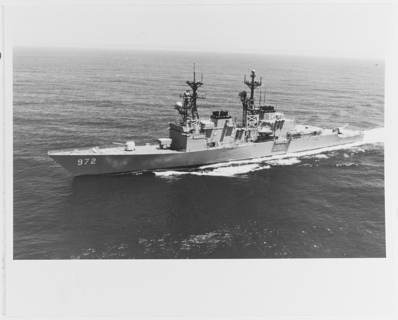 USS Oldendorf  DD-972 postcard US Navy Ship Destroyer card2 