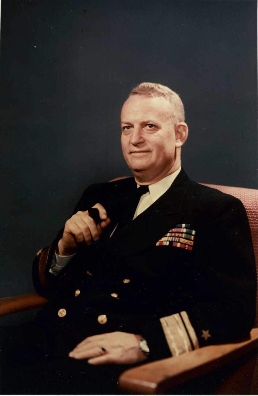 Photo #: 80-G-K-14357 Rear Admiral Arleigh A. Burke, USN