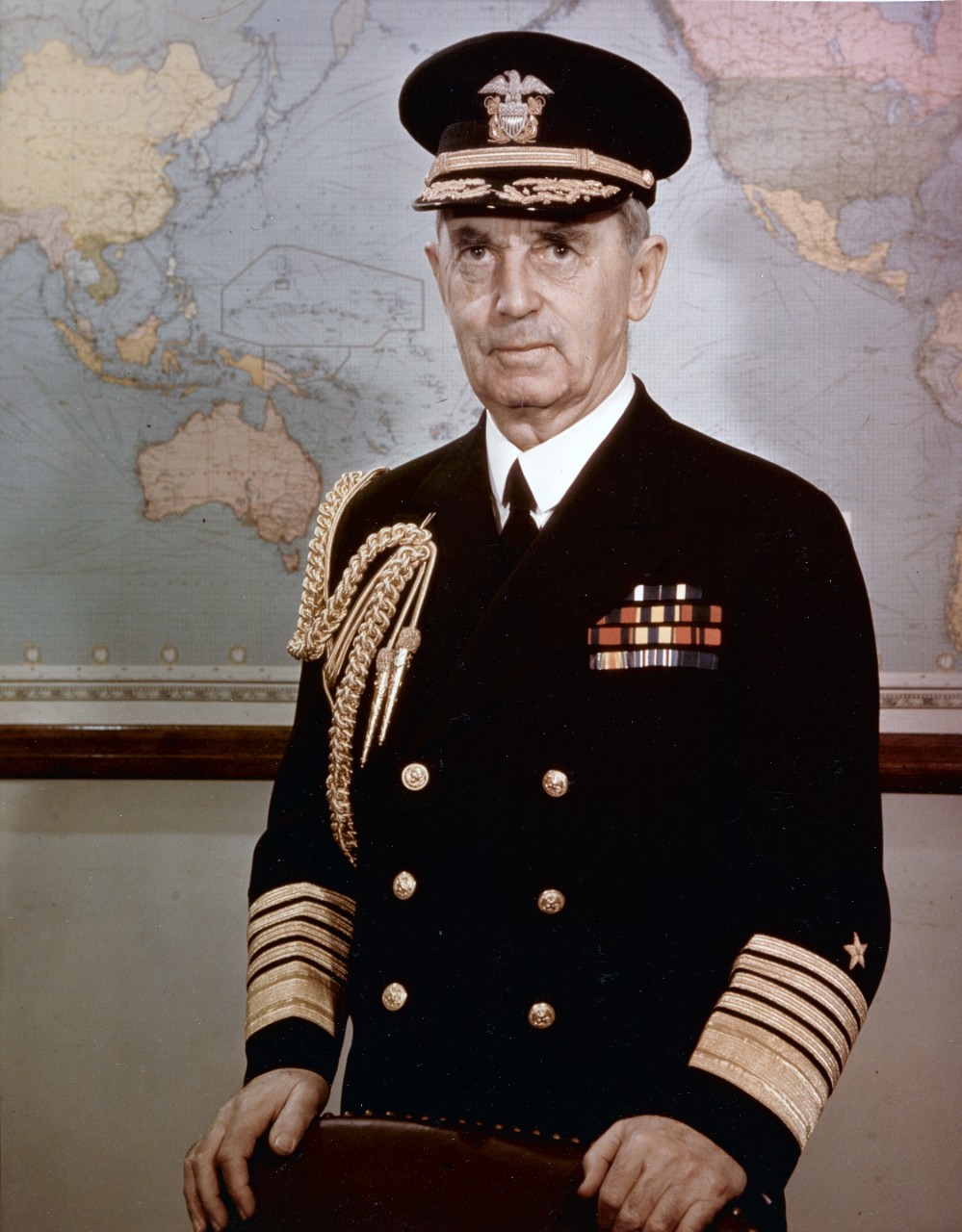 Photo #: 80-G-K-14447 Fleet Admiral William D. Leahy, USN, Chief of Staff to the President and Senior Member of the Joint Chiefs of Staff  