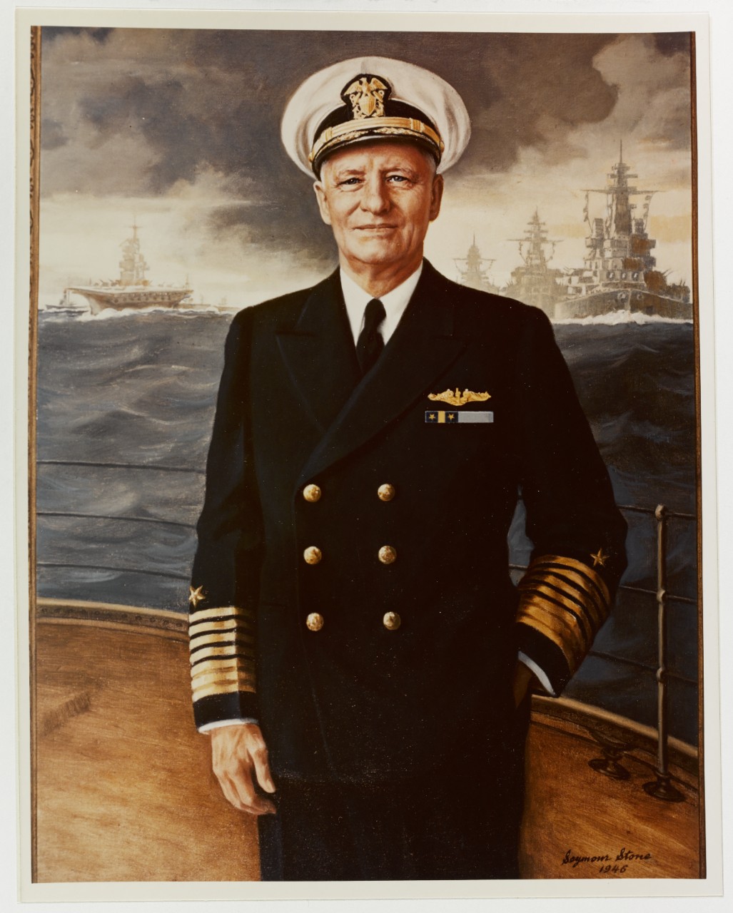Photo #: 80-G-K-14615 Fleet Admiral Chester W. Nimitz, USN