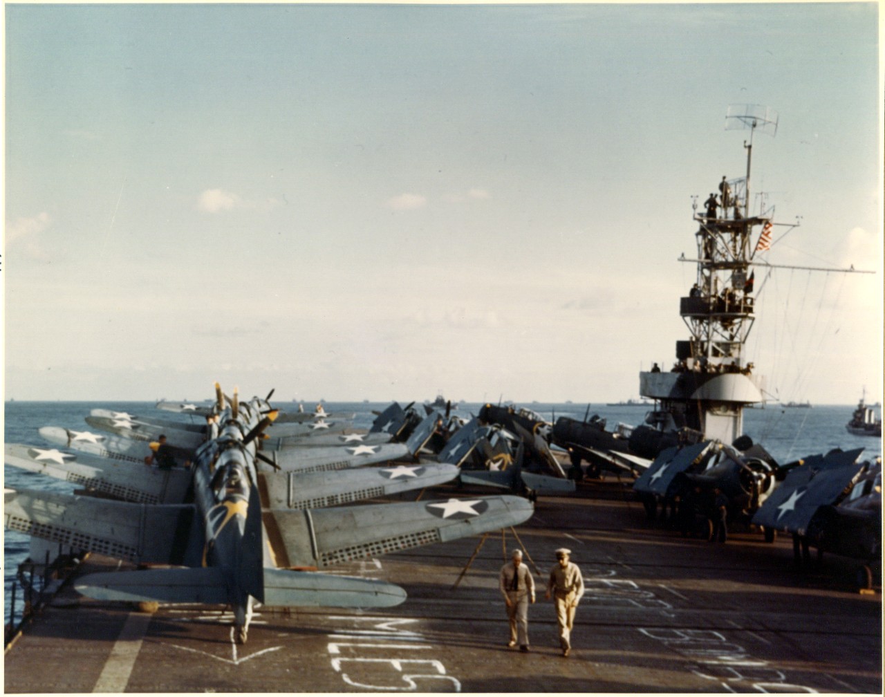 Photo #: 80-G-K-15250 USS Santee Note: