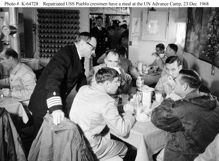 Photo #: K-64728  Repatriation of USS Pueblo Crew, December 1968