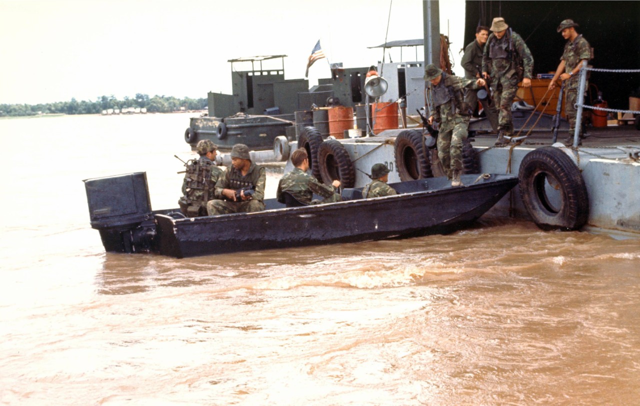 Navy SEAL team in Vietnam