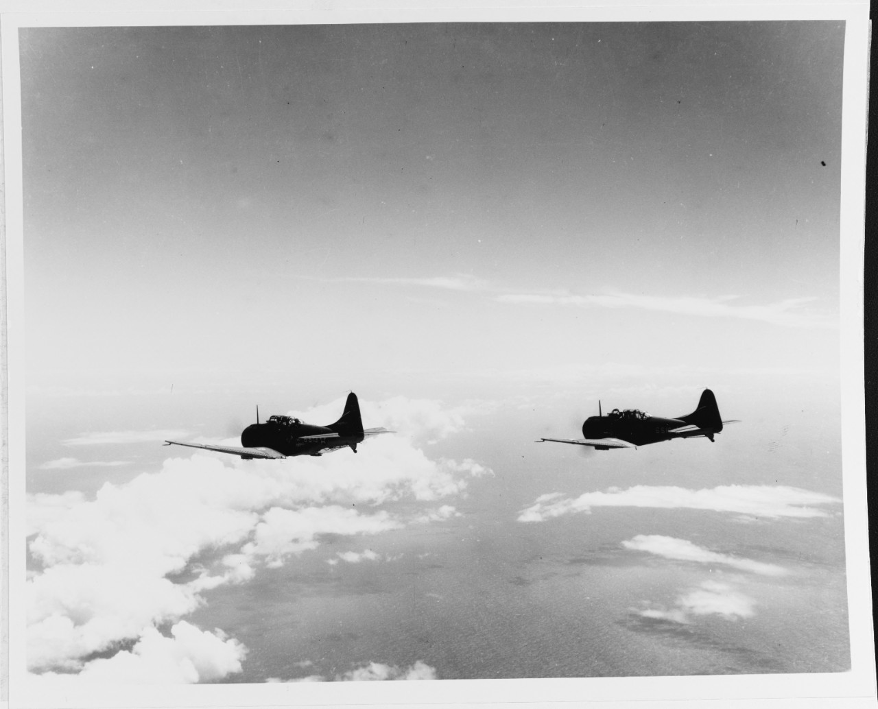 Photo #: 80-G-12435-A  Douglas SBD-2 &quot;Dauntless&quot; scout bombers