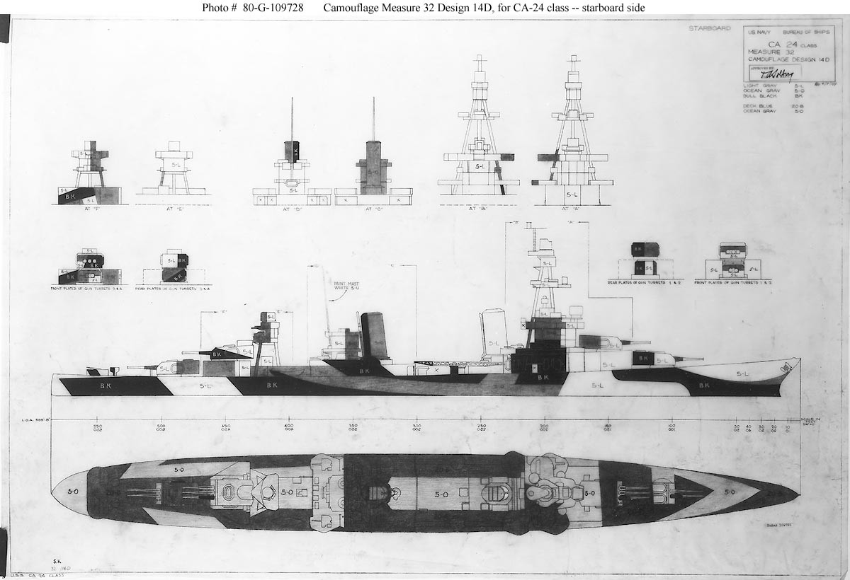 Blueprints > Ships > Cruisers (US) > USS CA-25 Salt Lake City (Heavy  Cruiser) (1944)