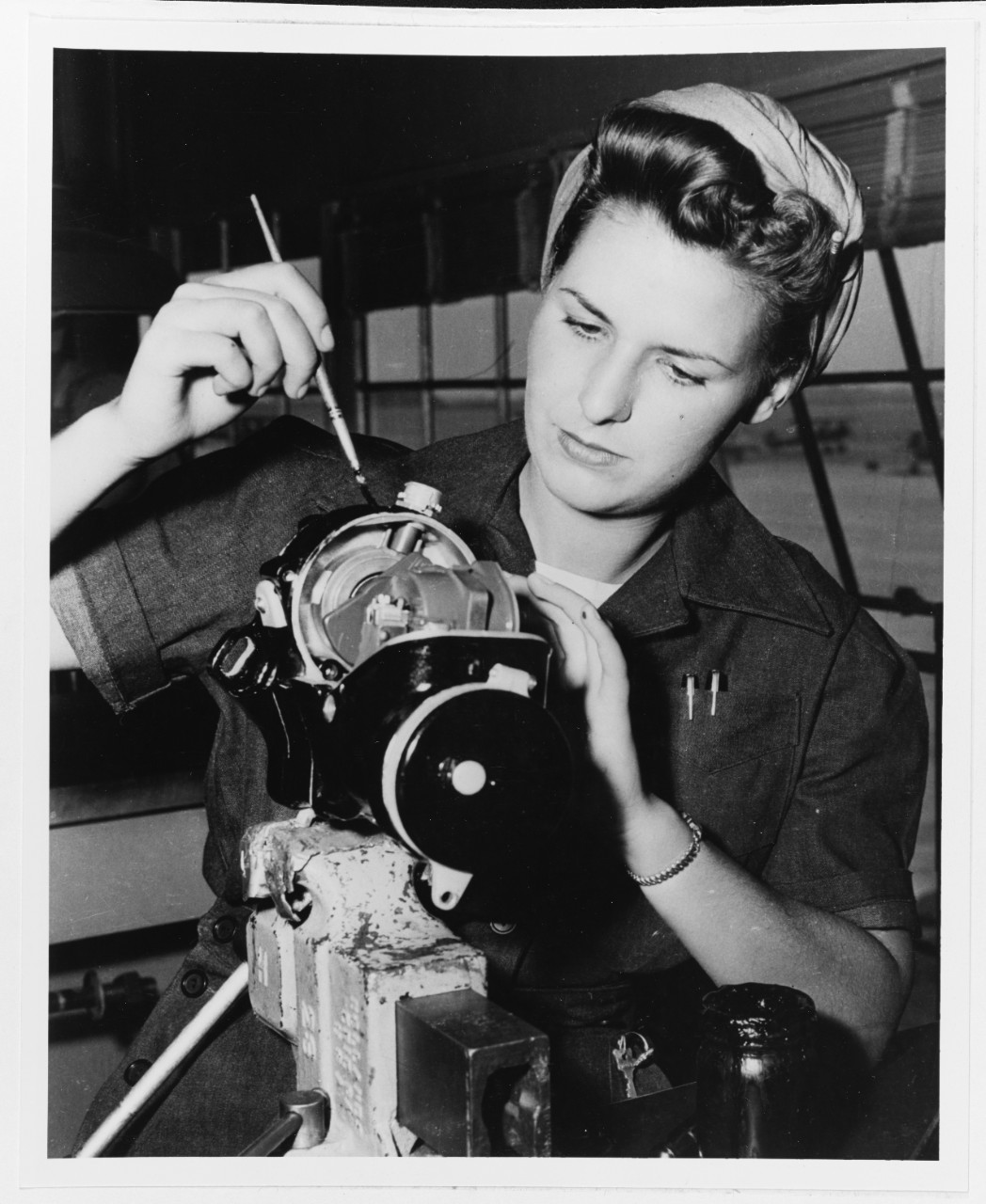 Photo #: 80-G-157330  Aviation Machinist's Mate 3rd Class Dorothy Wuestner
