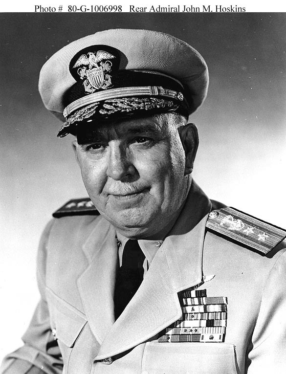 Photo #: 80-G-1006998  Rear Admiral John M. Hoskins, USN