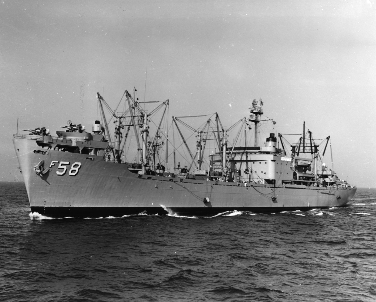 USS Rigel (AF-58), with Sixth Fleet