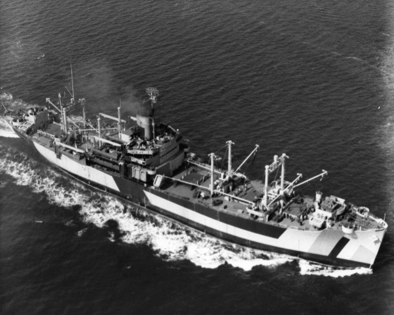 USS Knox (APA-46) underway on 9 March 1944.
