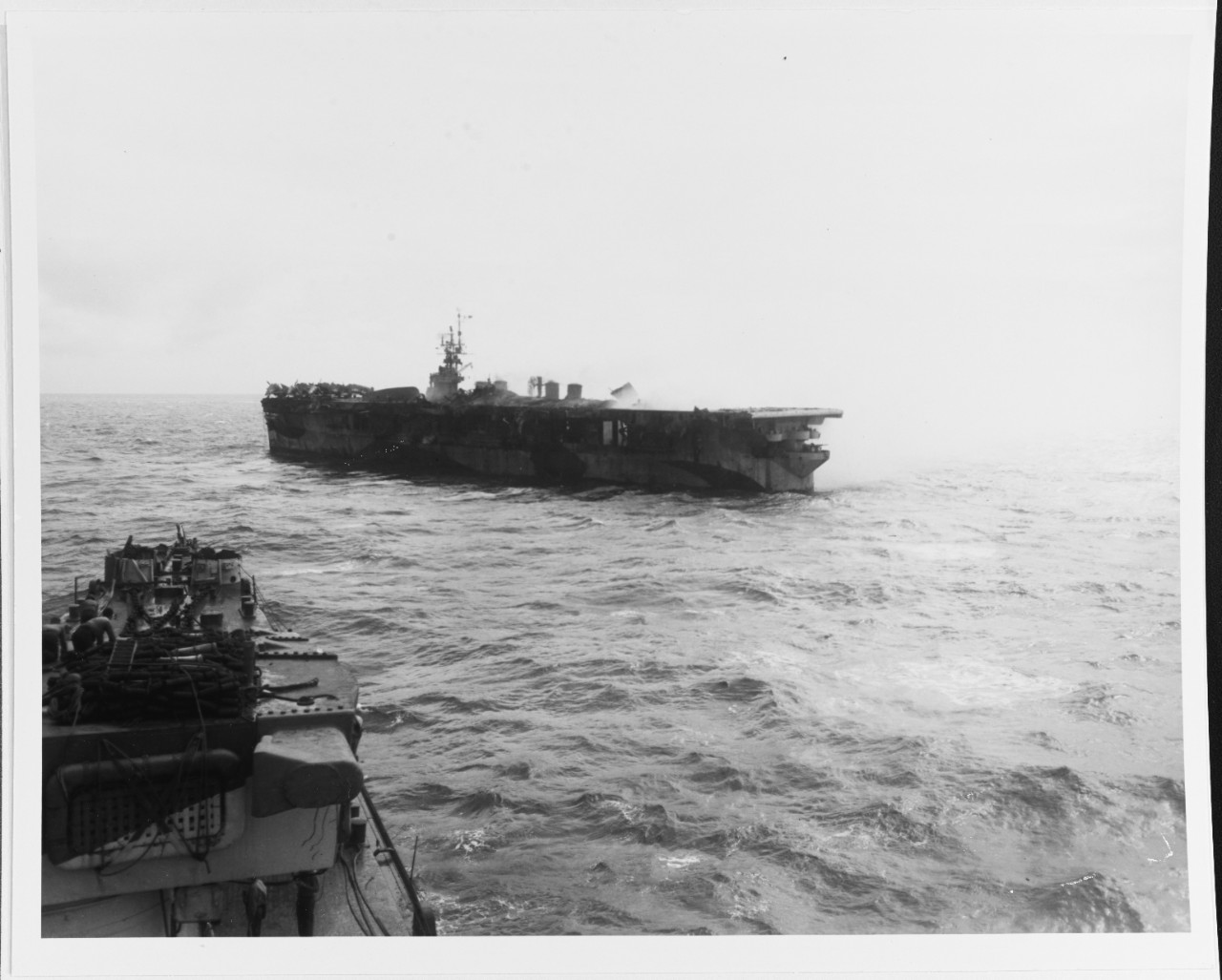 Photo #: 80-G-270395  Loss of USS Princeton (CVL-23), 24 October 1944