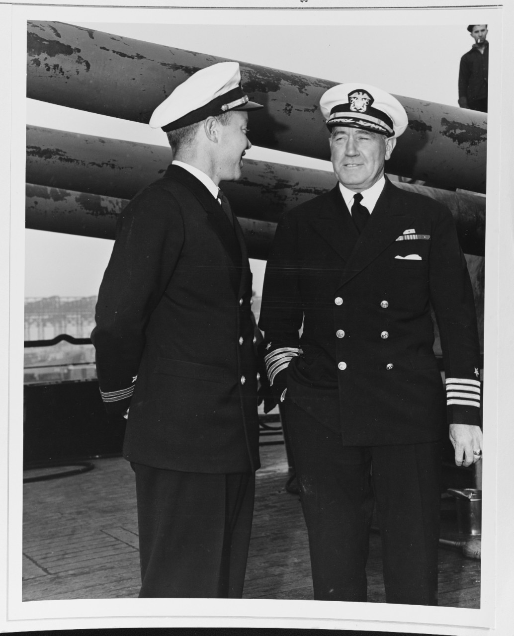 Photo #: 80-G-36310  Captain Edward J. (&quot;Mike&quot;) Moran, USN