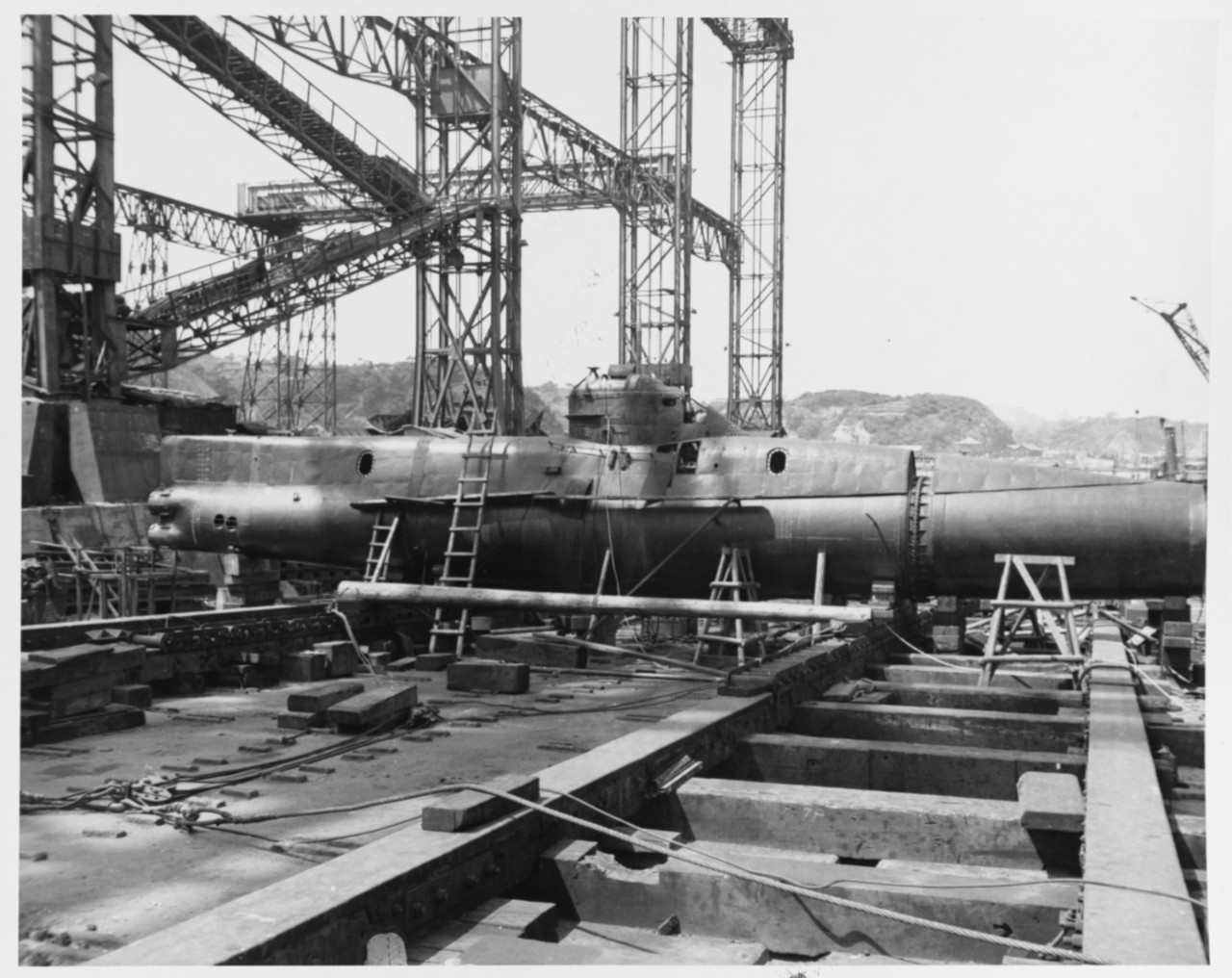 Photo #: 80-G-339840  Japanese Type D (&quot;Koryu&quot;) Midget Submarine