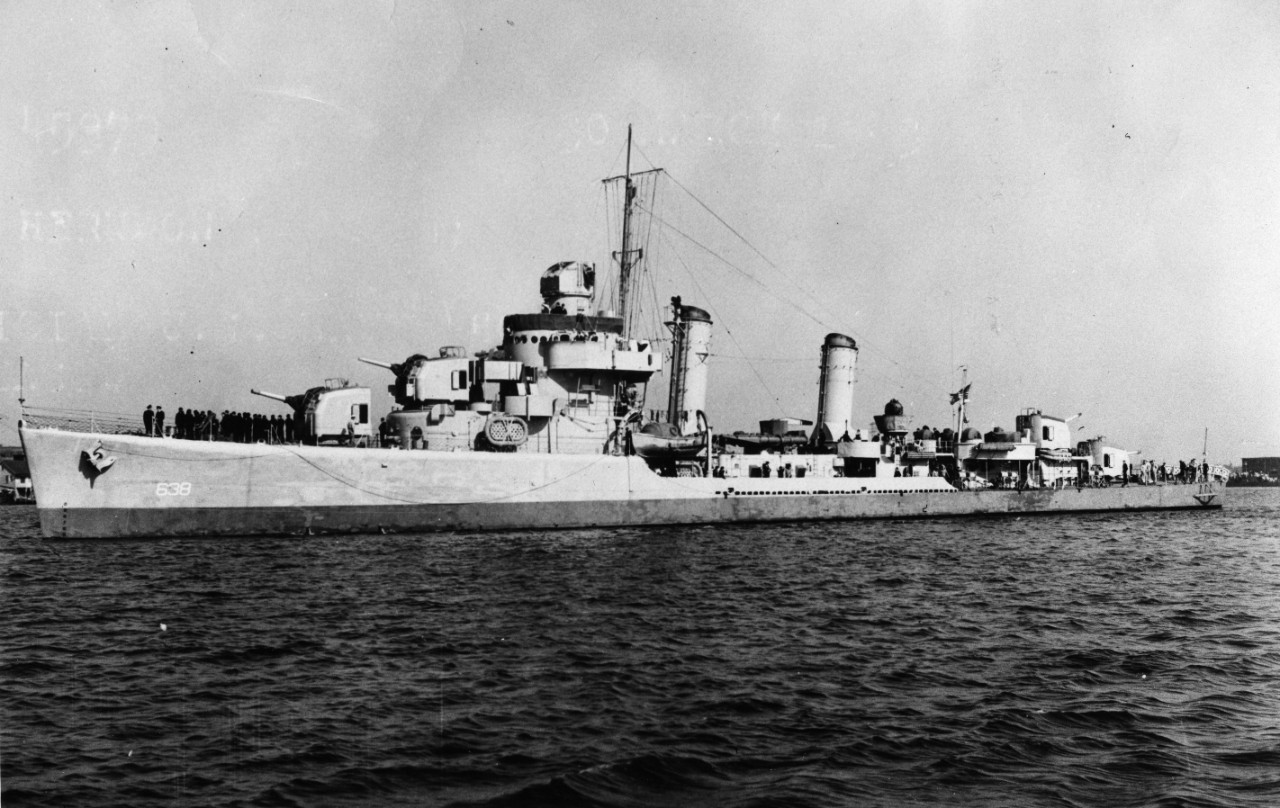USS Herndon (DD-638) in March 1943