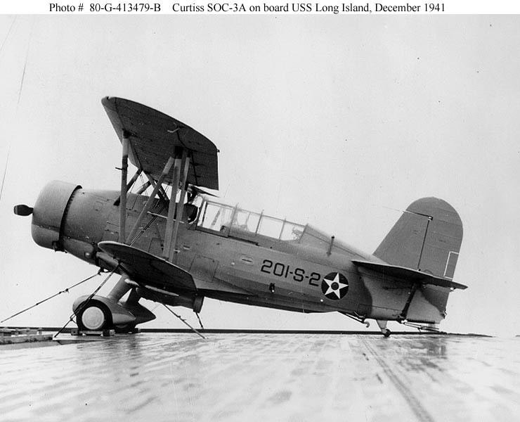 Photo #: 80-G-413479-B  Curtiss SOC-3A &quot;Seagull&quot; scout-observation plane
