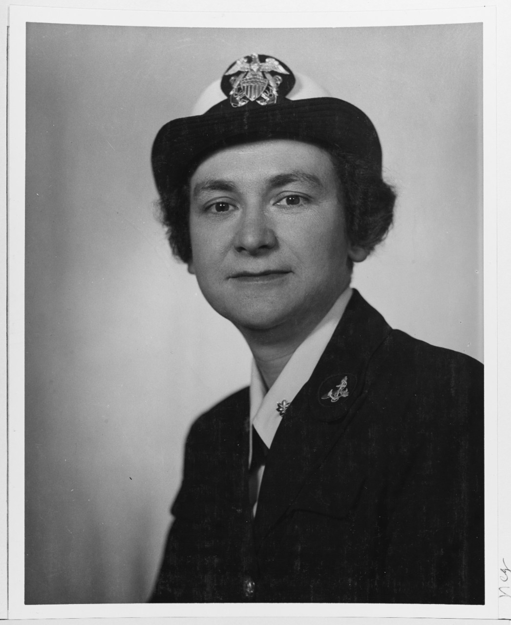 Photo #: 80-G-424329  Lieutenant Commander Mildred H. McAfee, USNR, Director of the WAVES  