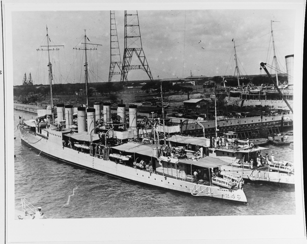 Photo #: 80-G-451211  USS Bainbridge (DD-246) USS Childs (DD-241)