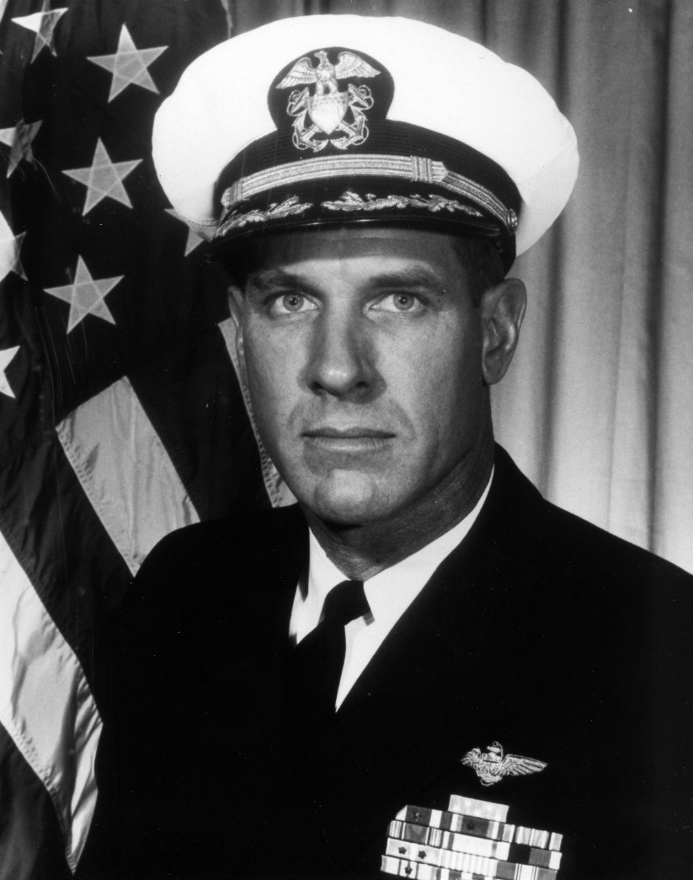 Official portrait of Captain Thomas J. Hudner, 1972