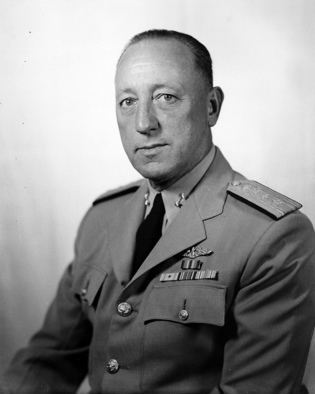 Portrait of RADM Charles A. Lockwood taken during WWII. 