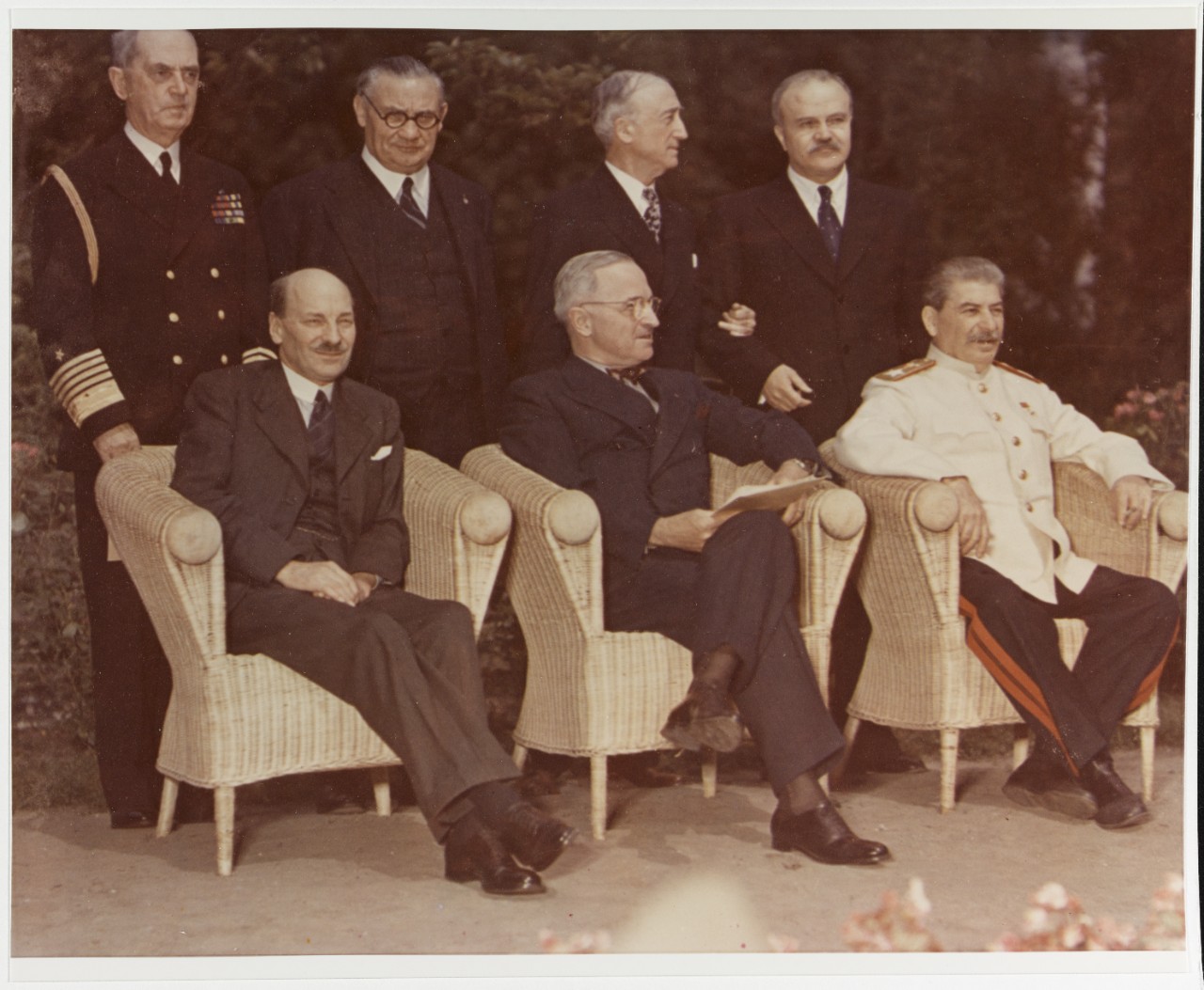 Photo #: USA C-1860 (Color)  Potsdam Conference, July-August 1945