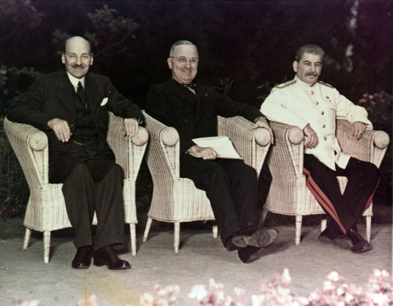 Photo #: USA C-1861 (Color)  Potsdam Conference, July-August 1945