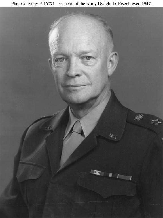 Photo #: USA P-16071  General of the Army Dwight D. Eisenhower, U.S. Army