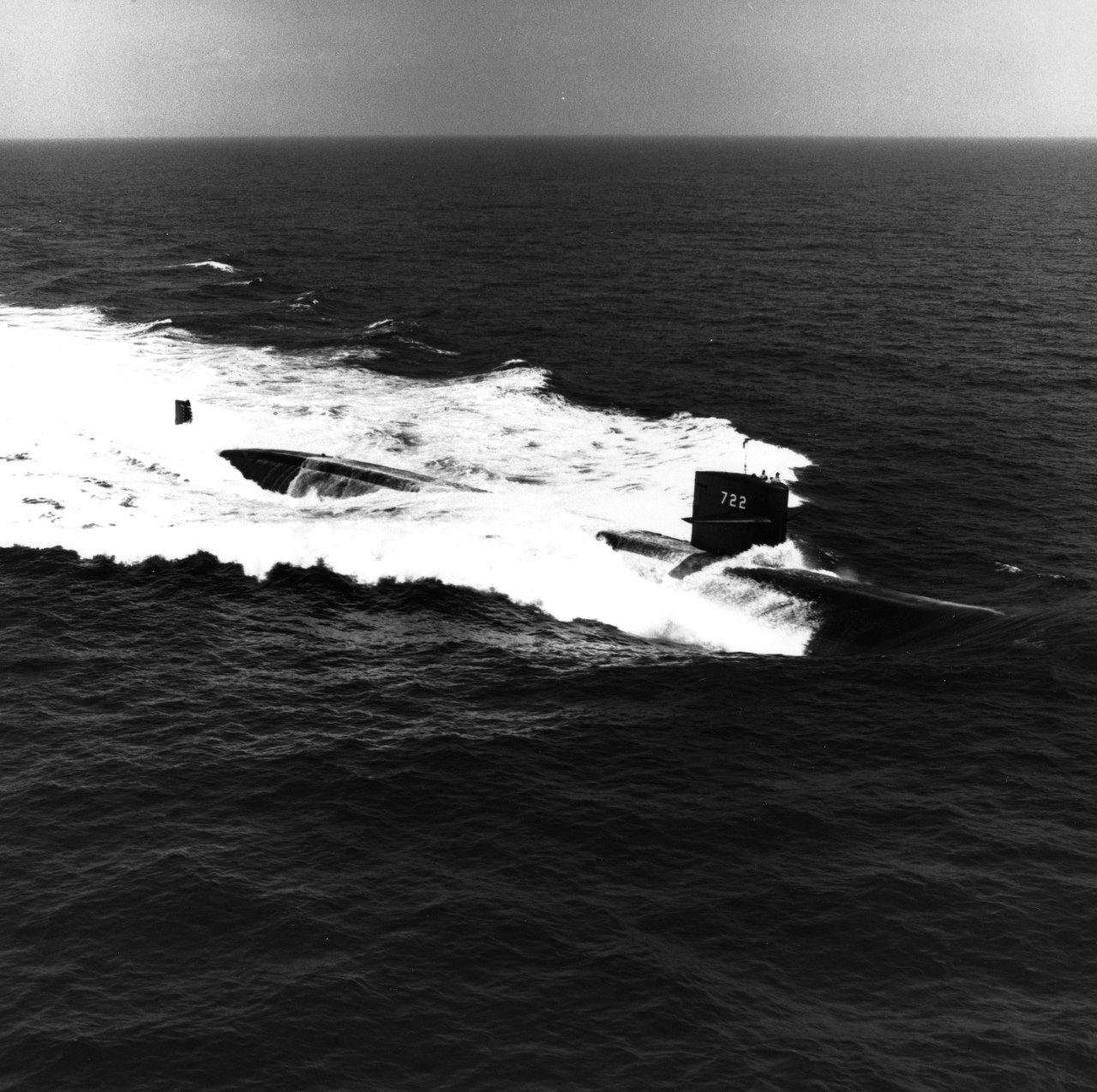 USS Key West (SSN-722) underway during sea trials