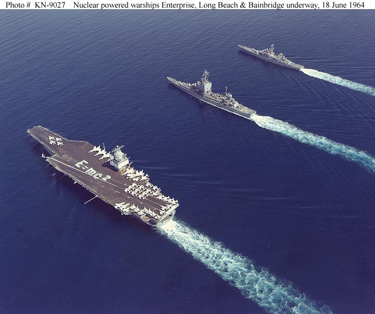 Photo #: KN-9027 Task Group of Nuclear-Powered Surface Ships