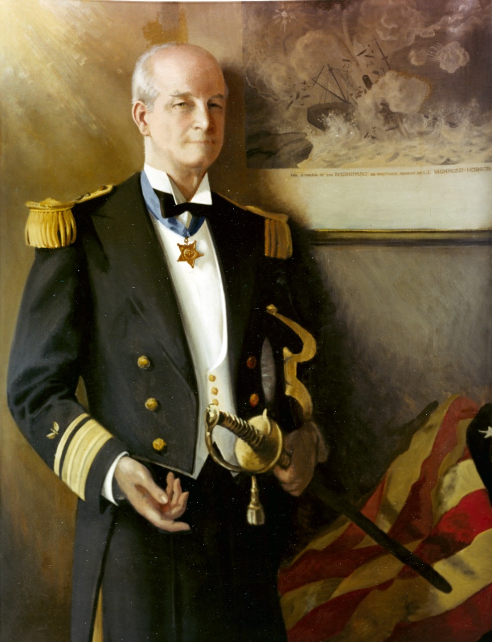 Photo #: KN-10865 Rear Admiral Richmond P. Hobson, USN (Construction Corps, Retired)