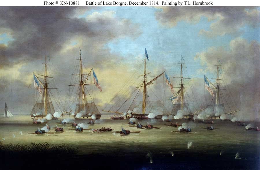 Photo #: KN-10881 Battle of Lake Borgne, 14 December 1814