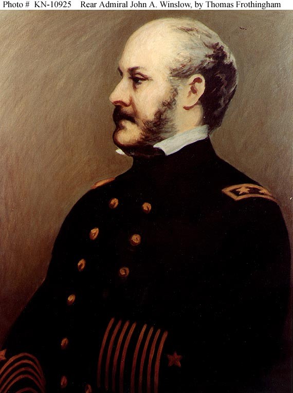 Photo #: KN-10925 (Color) Rear Admiral John A. Winslow (1811-1873)