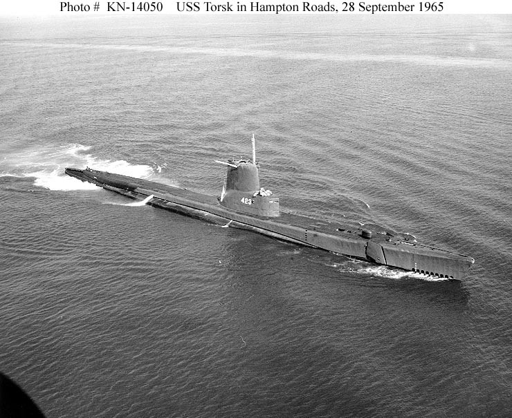 Photo #: KN-14050  USS Torsk (SS-423)