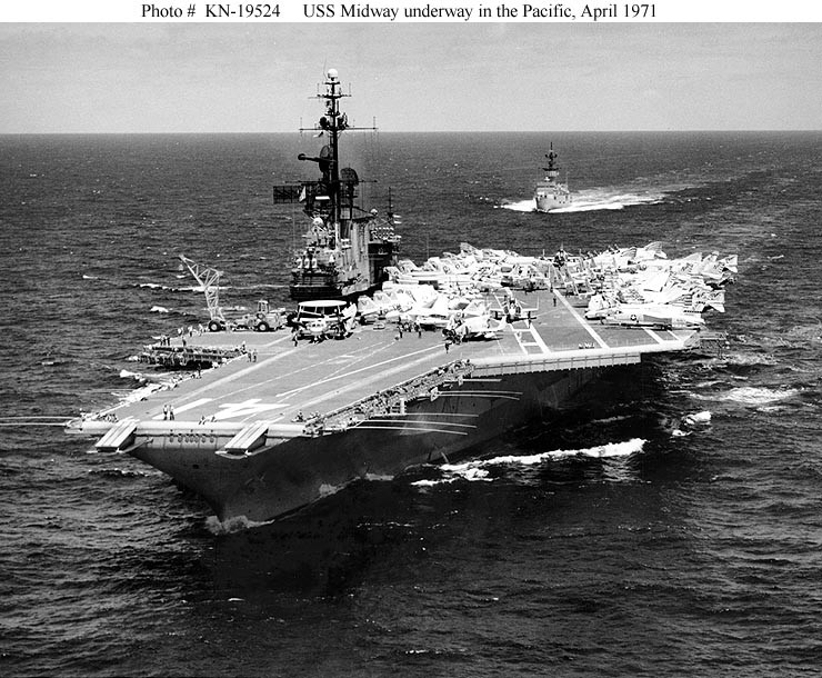Photo #: KN-19524  USS Midway (CVA-41)