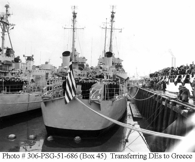 Photo #: 306-PSG-51-686 (Box 45)  USS Eldridge (DE-173) USS Garfield Thomas (DE-193)