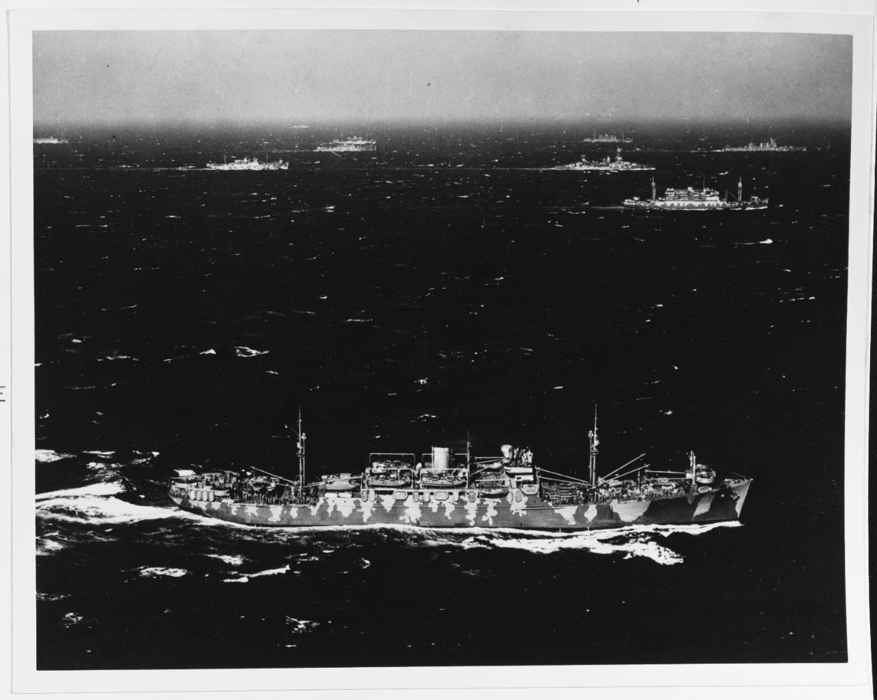 Photo #: 80-G-2408  Convoy out of Brooklyn, New York, February 1942
