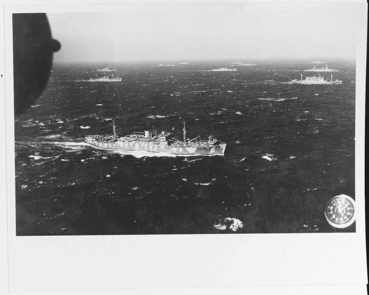 Photo #: 80-G-2411  Convoy out of Brooklyn, New York, February 1942
