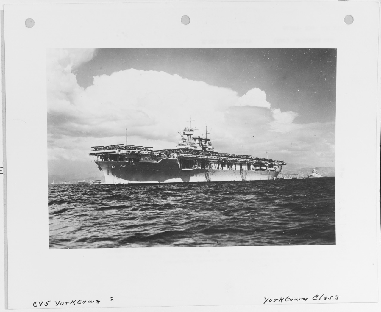 Photo #: 80-G-5132  USS Yorktown (CV-5)