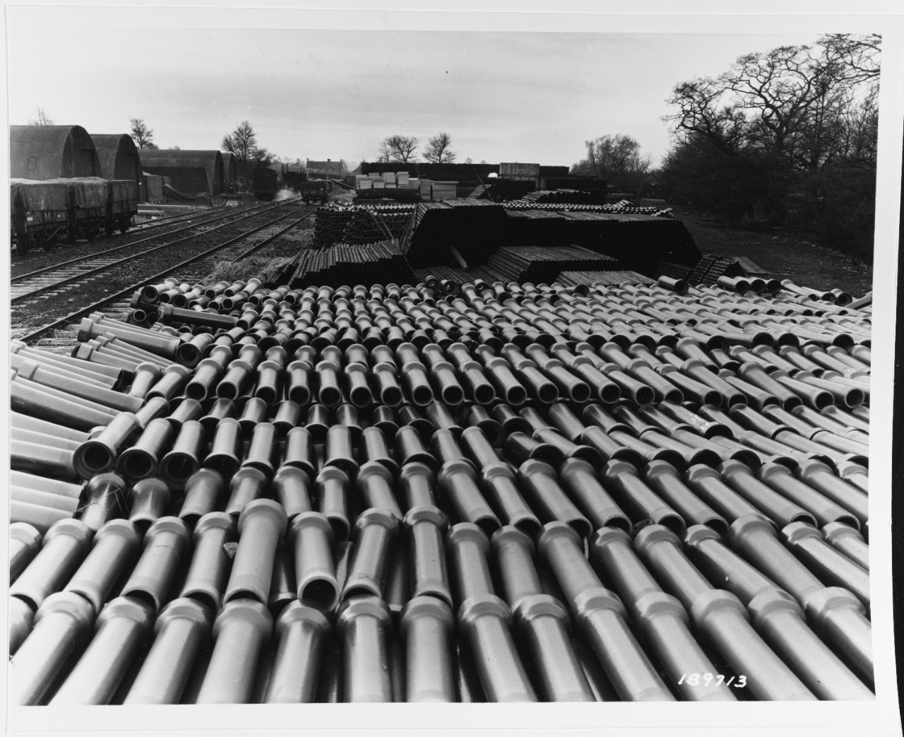 Photo #: SC 189713  Stockpile of Pipe
