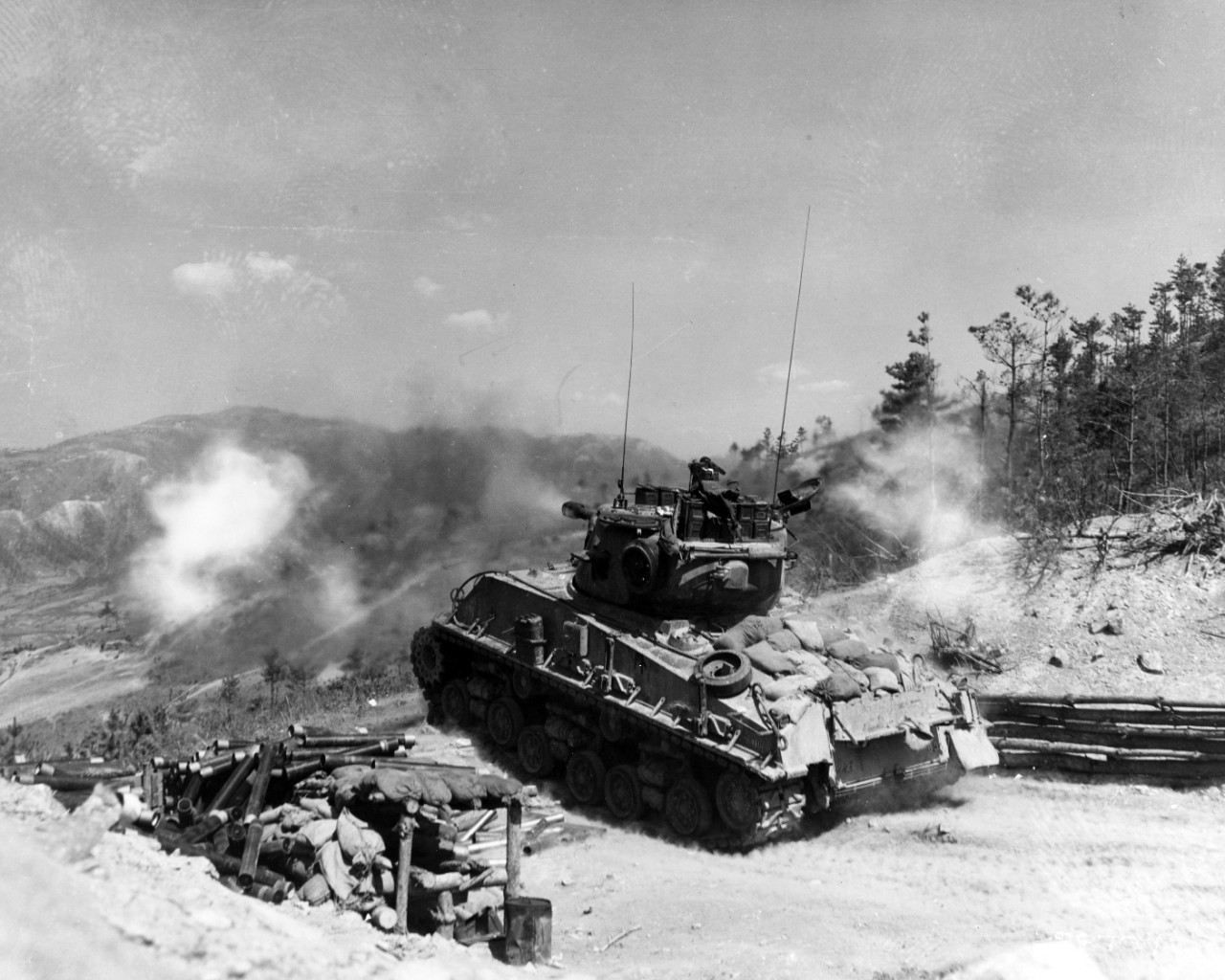 Photo #: SC 398704  M4A3E8 &quot;Sherman&quot; Tank