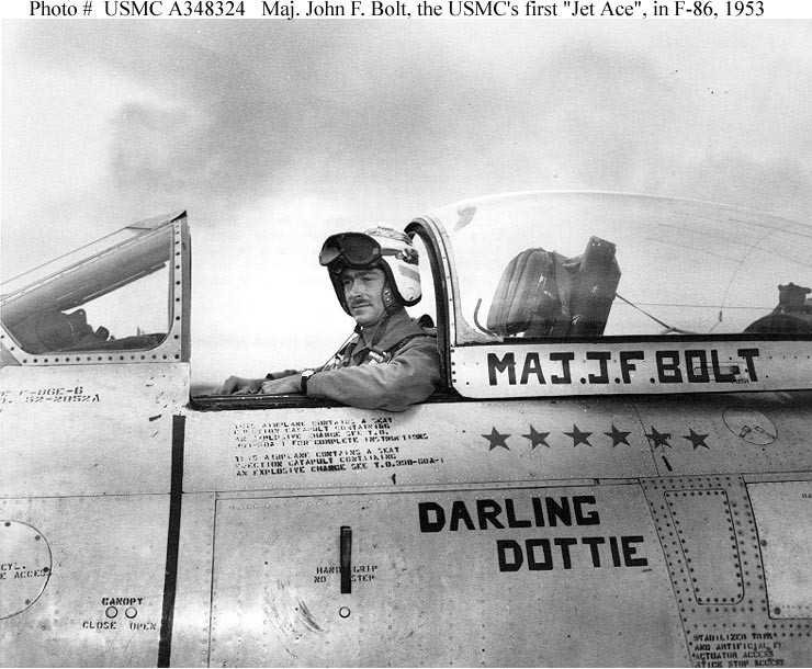 Photo #: USMC A348324  Major John F. Bolt, USMC