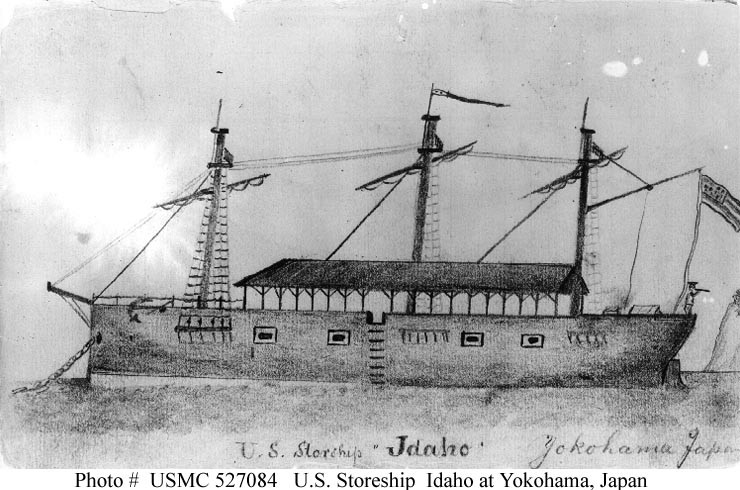 Photo #: USMC 527084  USS Idaho (1866-1874)