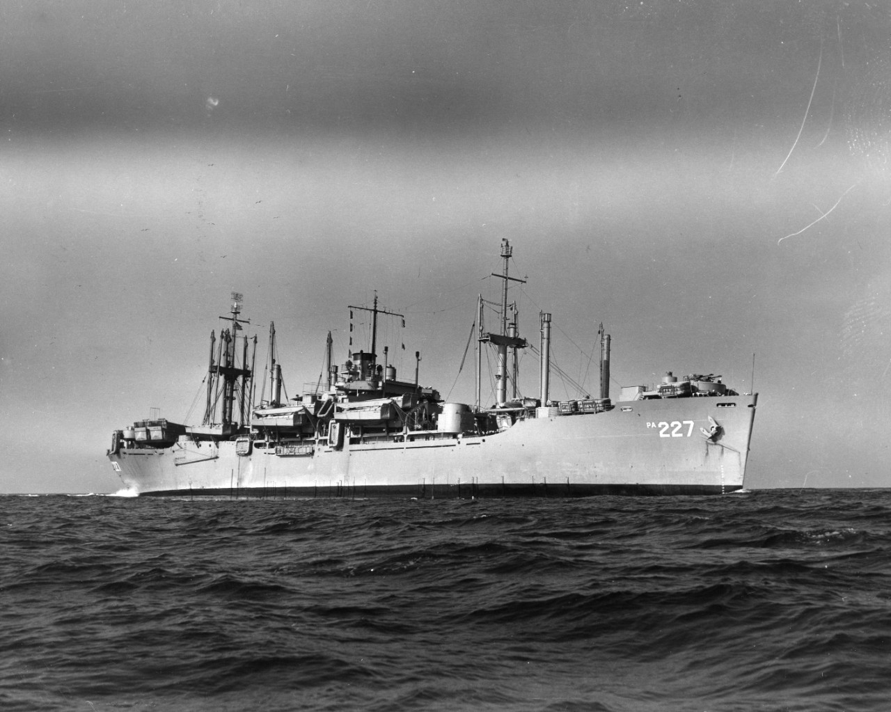 Naval Ship Photo Print USN Navy USS Renville APA 227 