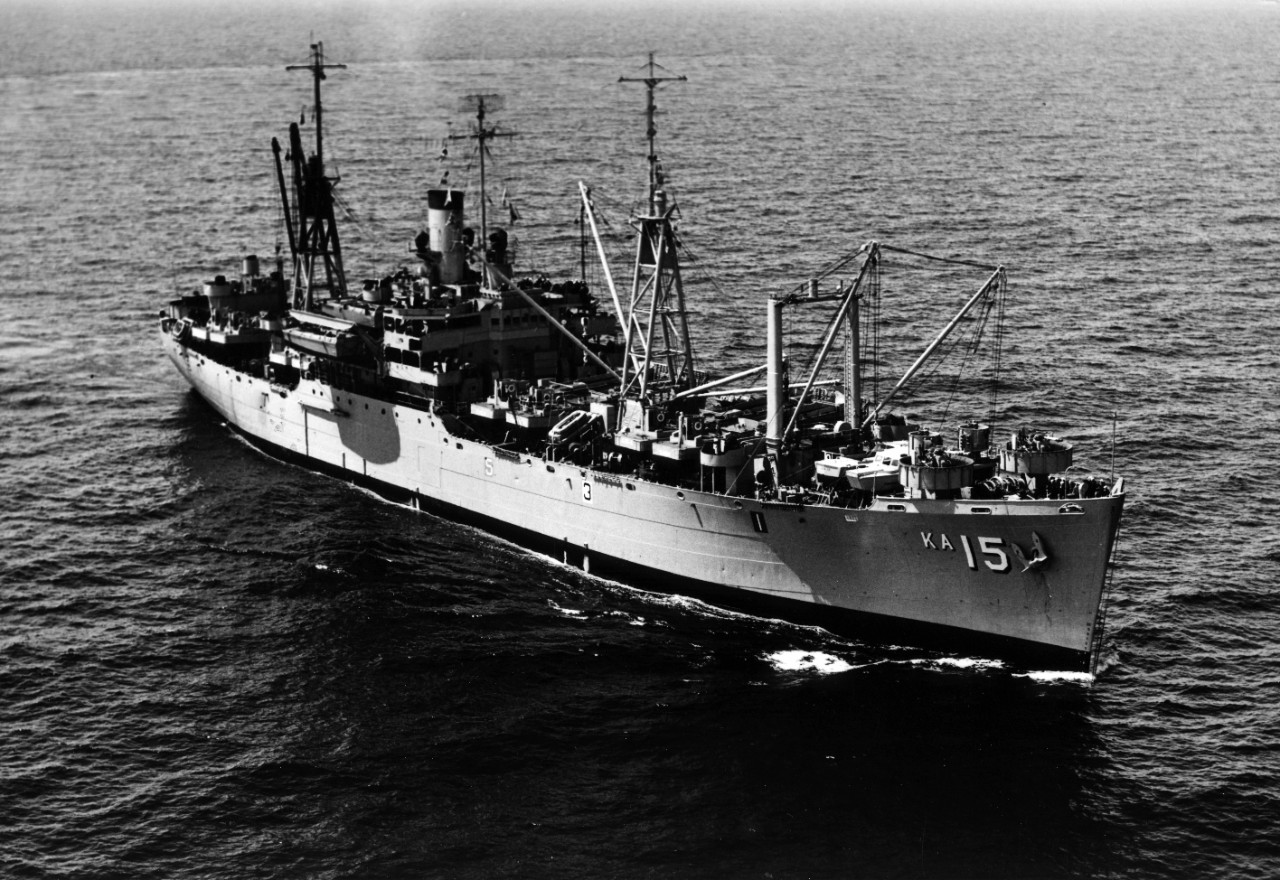 USS Andromeda (AKA-15) underway