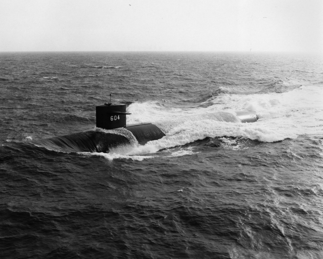 USS Haddo (SSN-604) underway in November 1967