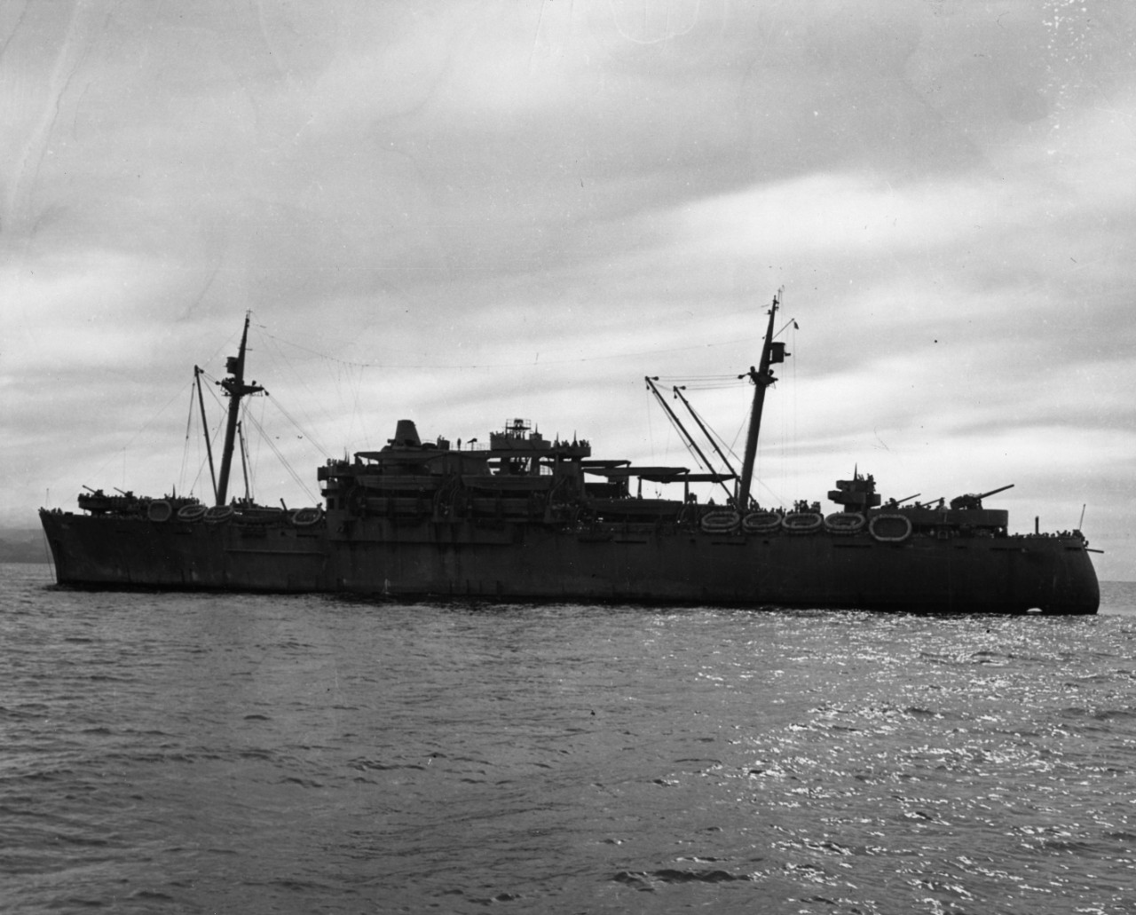 USS Rixey (APH-3) in October 1943