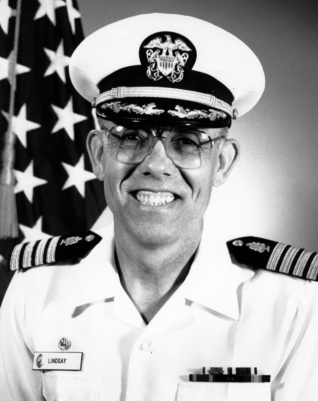 Captain Richard J. Lindsay, MSC, USN, Commanding Officer, U.S. Naval Hospital, Guam.