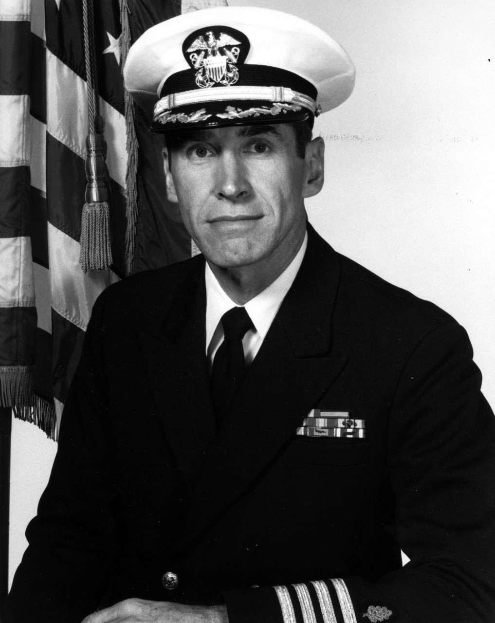 Captain James M. McClurkan, USN, Commanding Officer, U.S. Naval Hospital Guam