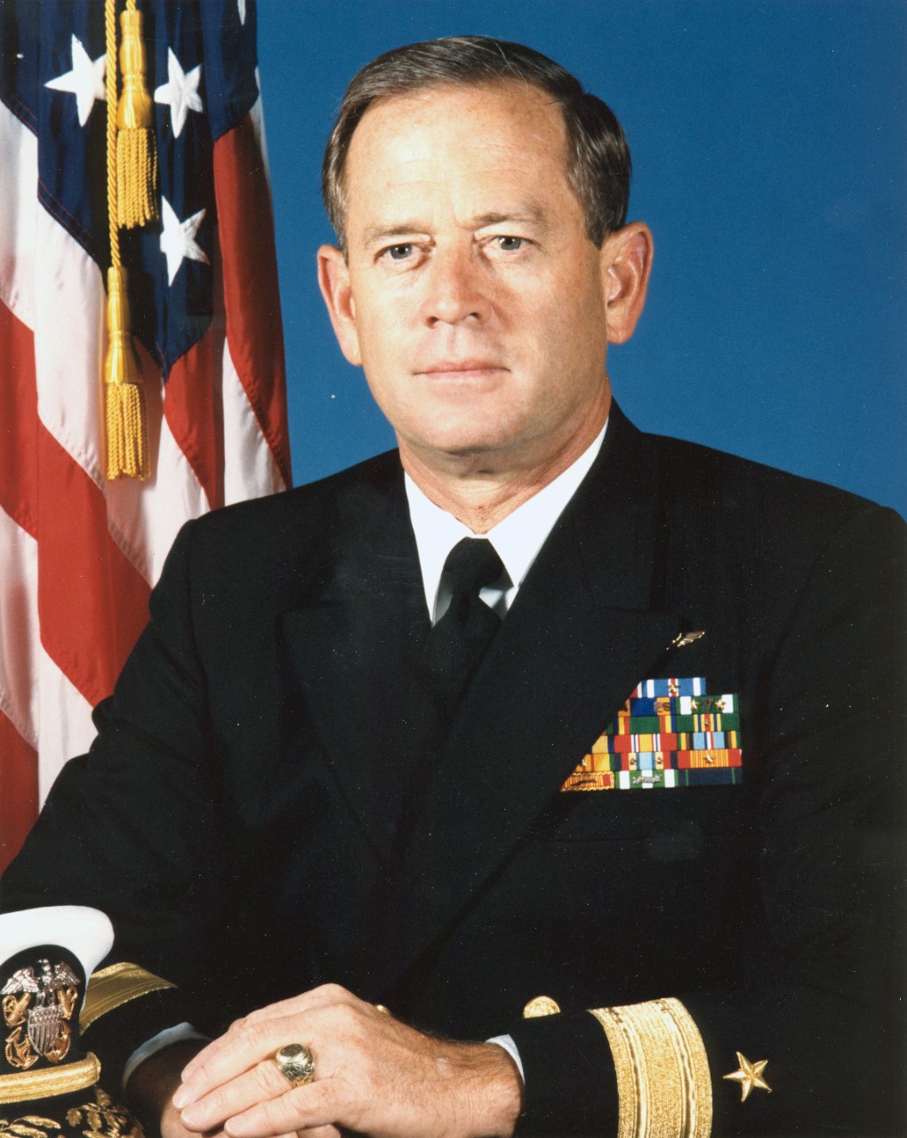 Rear Admiral Leighton W. Smith, Jr., USN, Commander CARRIER GROUP SIX
