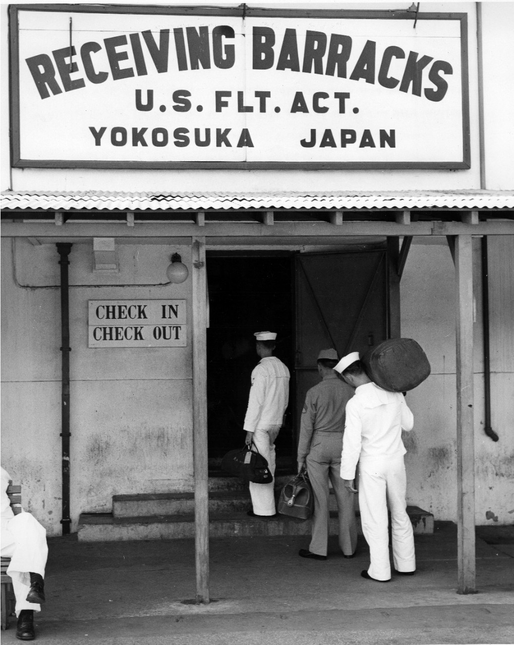New arrivals at the Yokosuka Naval Base